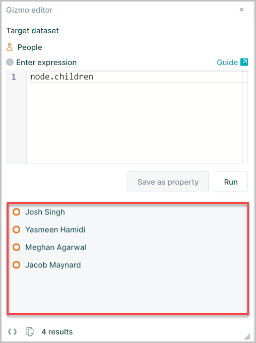 node collection