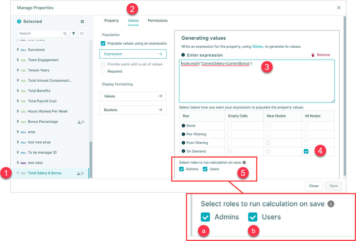 Expressions | Orgvue Settings User Guide
