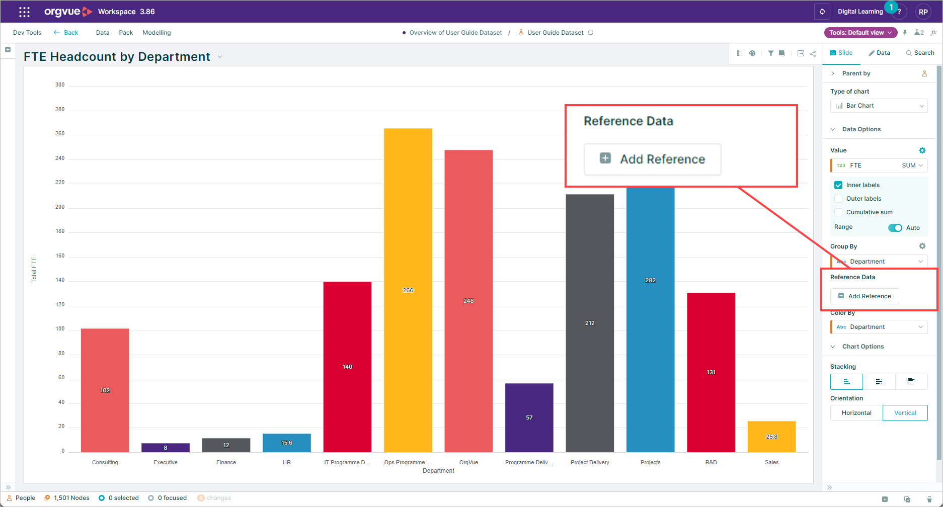 Chart Slide | Workspace User Guide