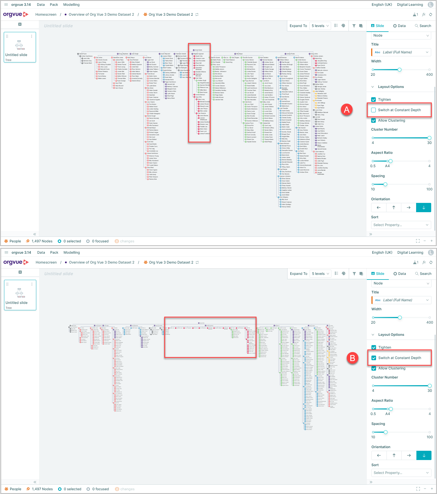Tree Slide | Workspace User Guide