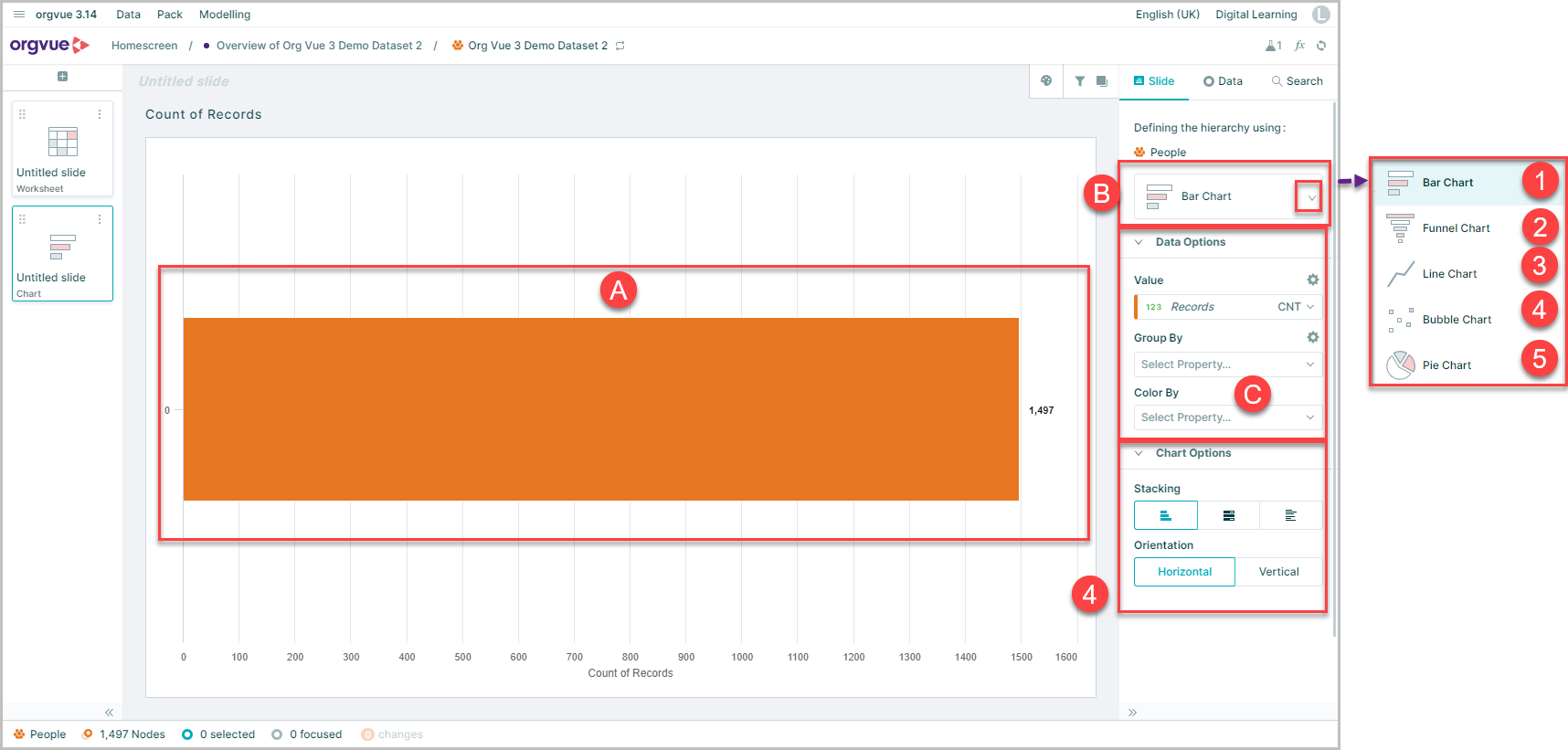 Chart Slide | Workspace User Guide