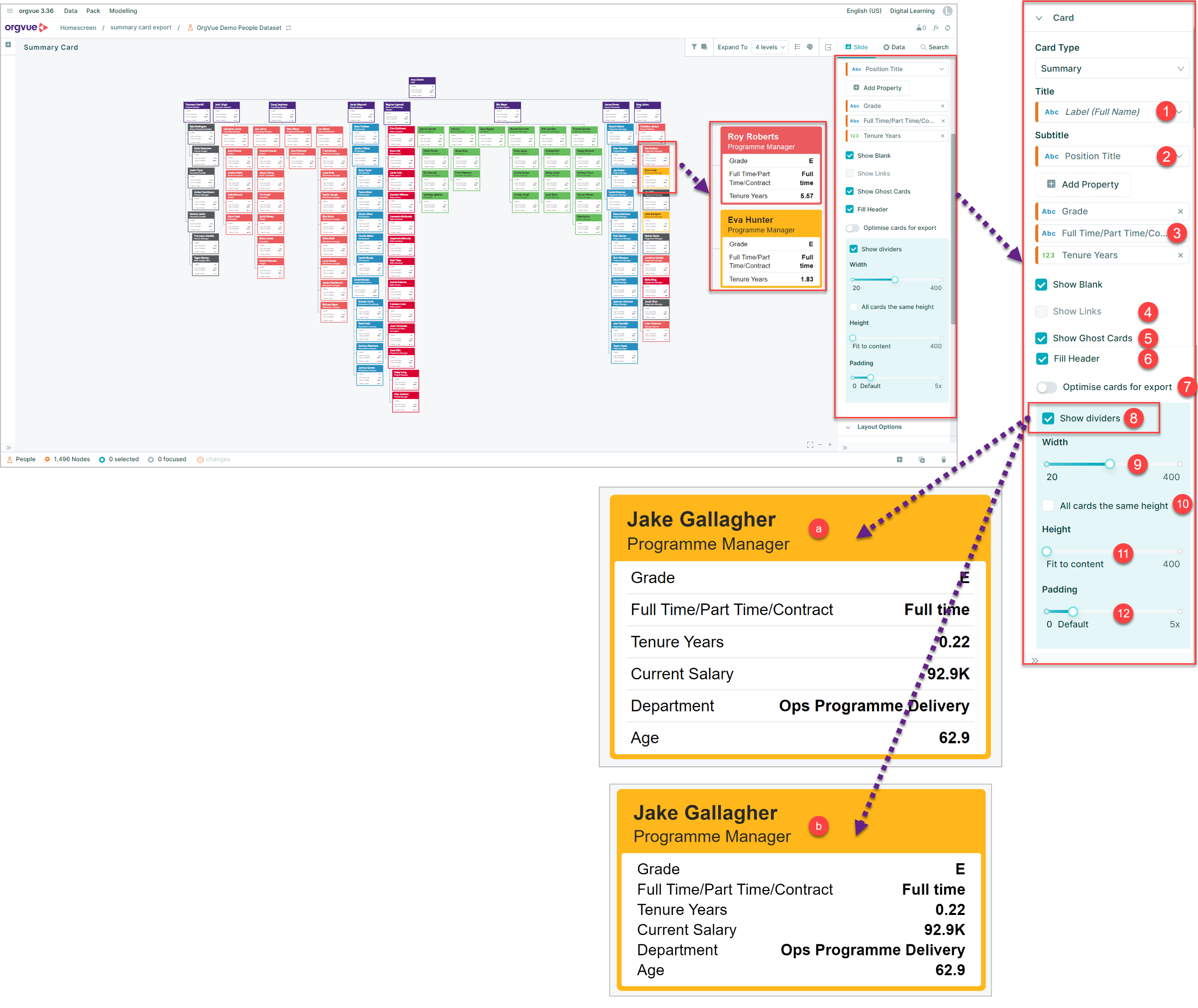Tree Slide | Workspace User Guide